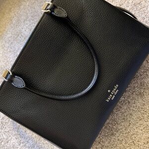 Kate Spade Black Textured Tote